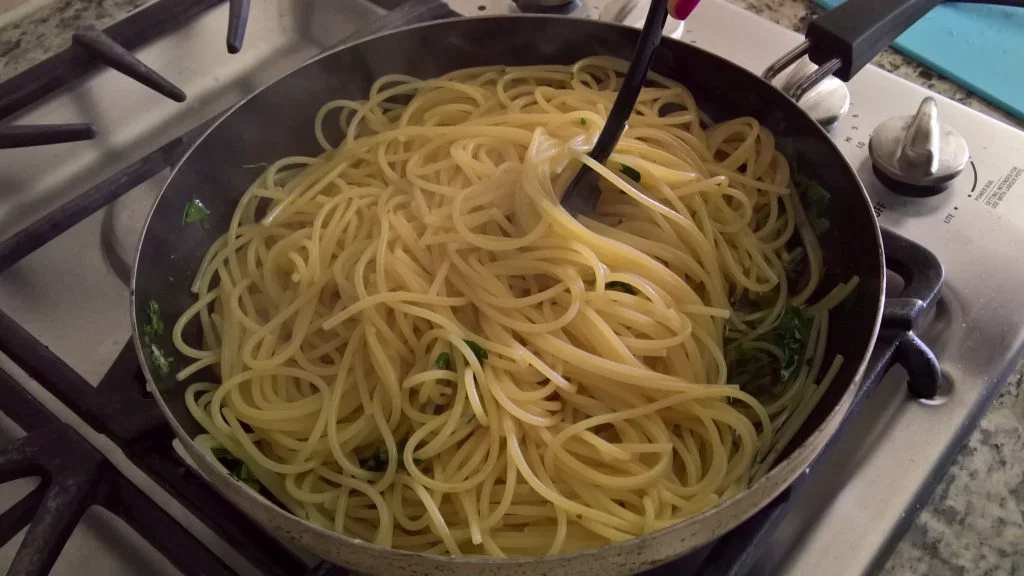 Spaghetti aglio olio cottura Spaghetti aglio olio cottura